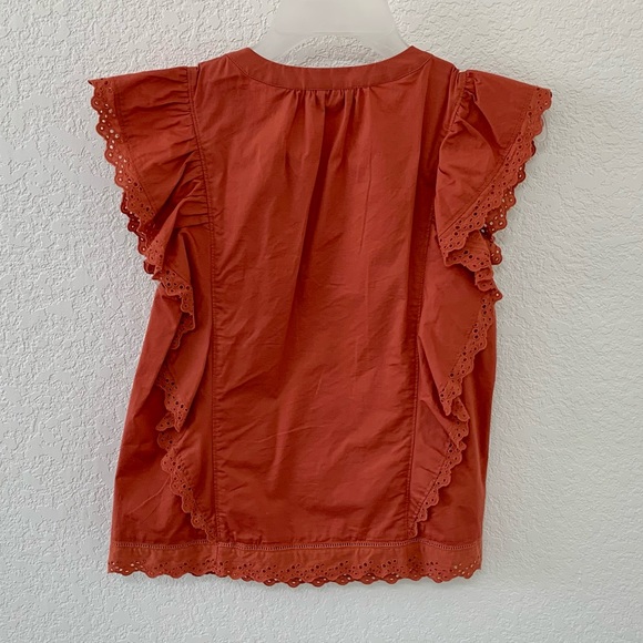 NWT Anthropologie Amaryllis Eyelet Top - Picture 2 of 6